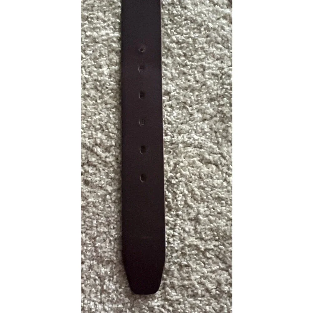 Timberland Dark Brown Genuine Leather Belt - Men's Size 56